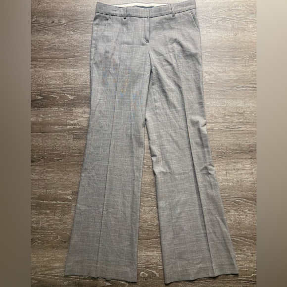 Theory Plaid Dress Pants Wool Blend Size 8 - Picture 2 of 5